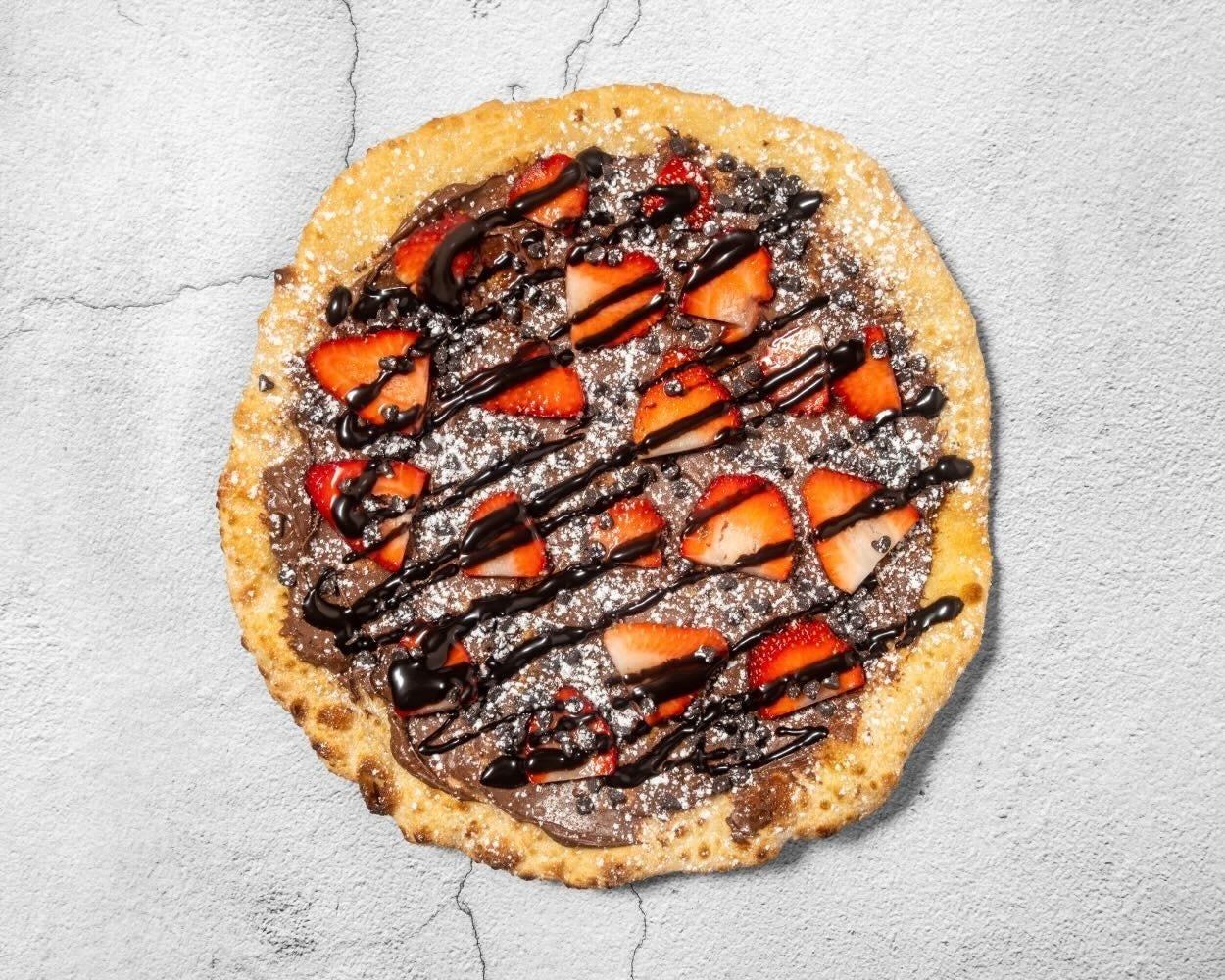 Choco Berry dessert pizza
